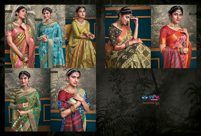 Vipul Jhamewar silk Festive Wear Wholesale Silk Saree Catalog